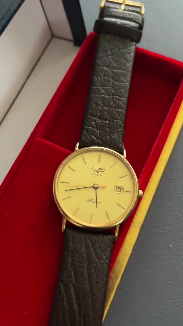 Vintage Longines Presence Quartz Wacth Swiss V8 L156.4 Six