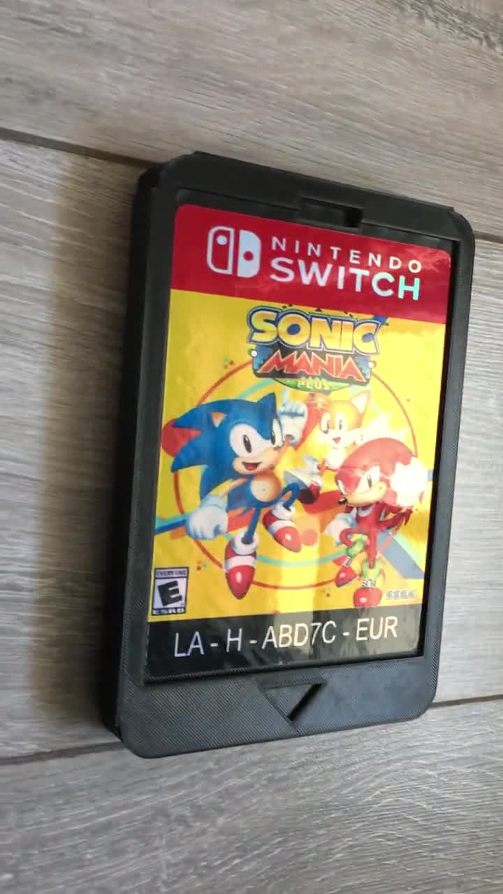 Sonic Mania Plus (Holographic Cover Art Only) No Game Included