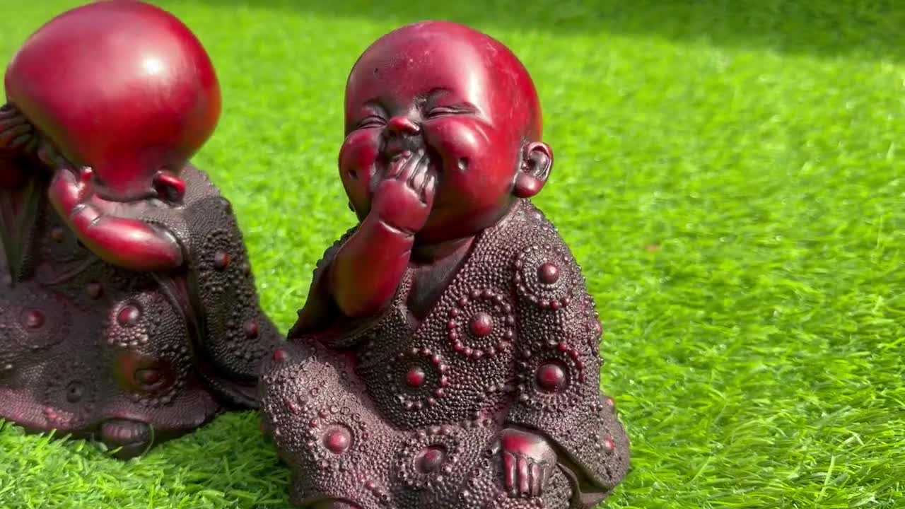 見ざるをえない樹脂製僧侶像セット – 幸運を呼ぶ装飾 - Etsy 日本