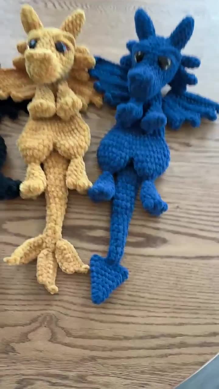 かぎ針編みドラゴンスナッグラーパターン モーニングスターテイル