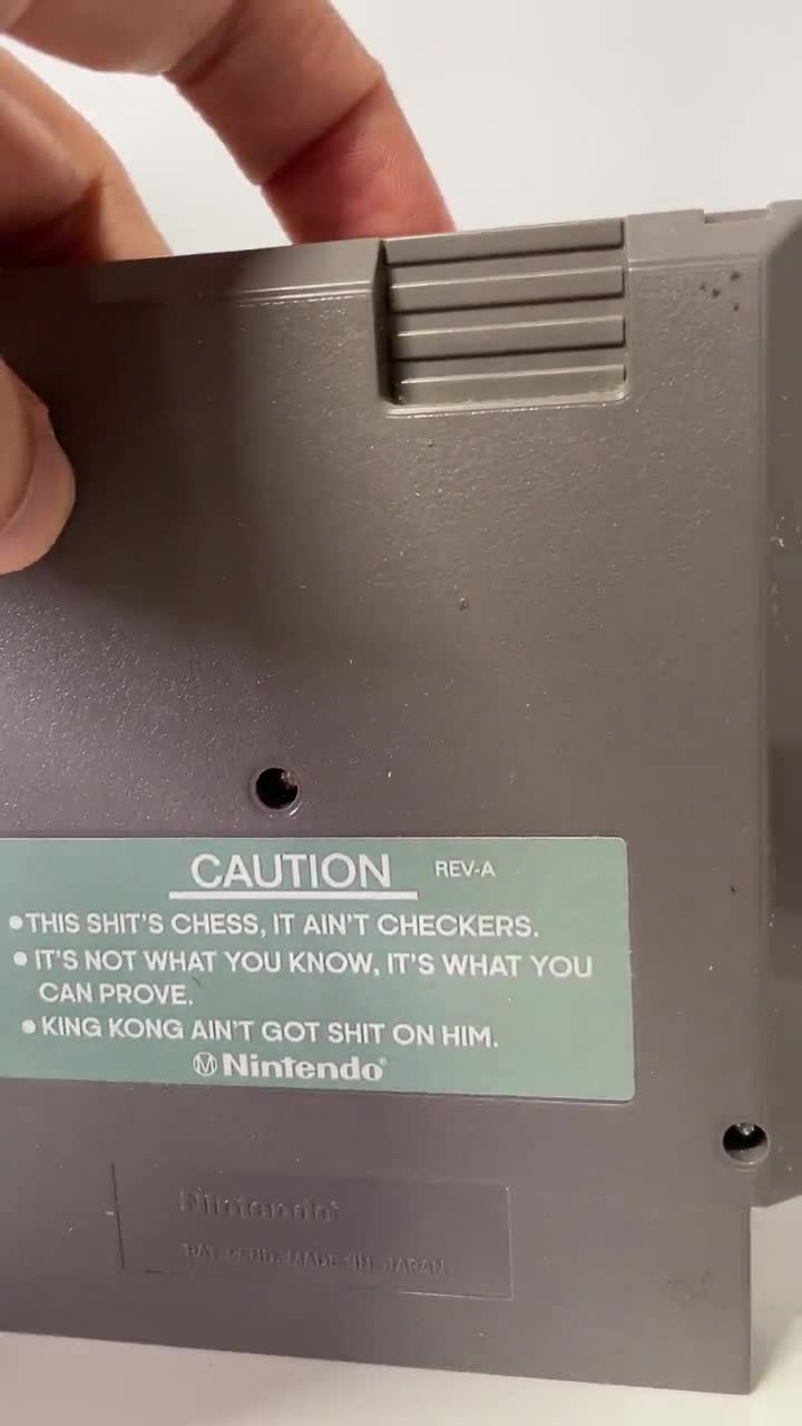 N64 Friday Nintendo 64 Custom Video Game Cartridge - Front AND Back Labels  - Ice Cube Chris Tucker 1995 Comedy Parody Item