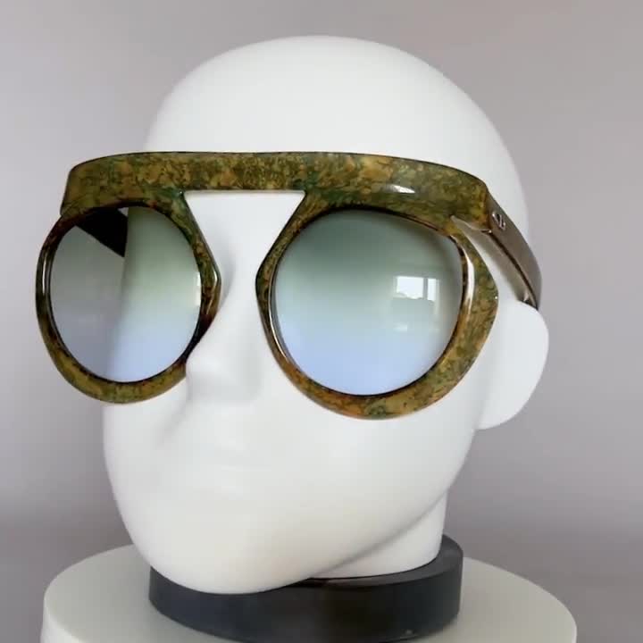 Vintage CHRISTIAN DIOR Lady Gaga Oversized Space Age Sunglasses - Etsy