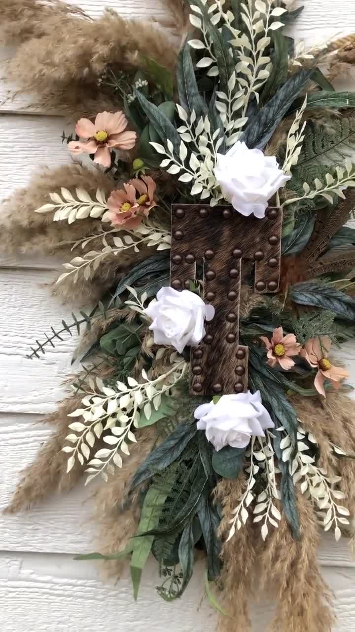 Braided Rope Farmhouse Spring factory and Summer Door Wreath