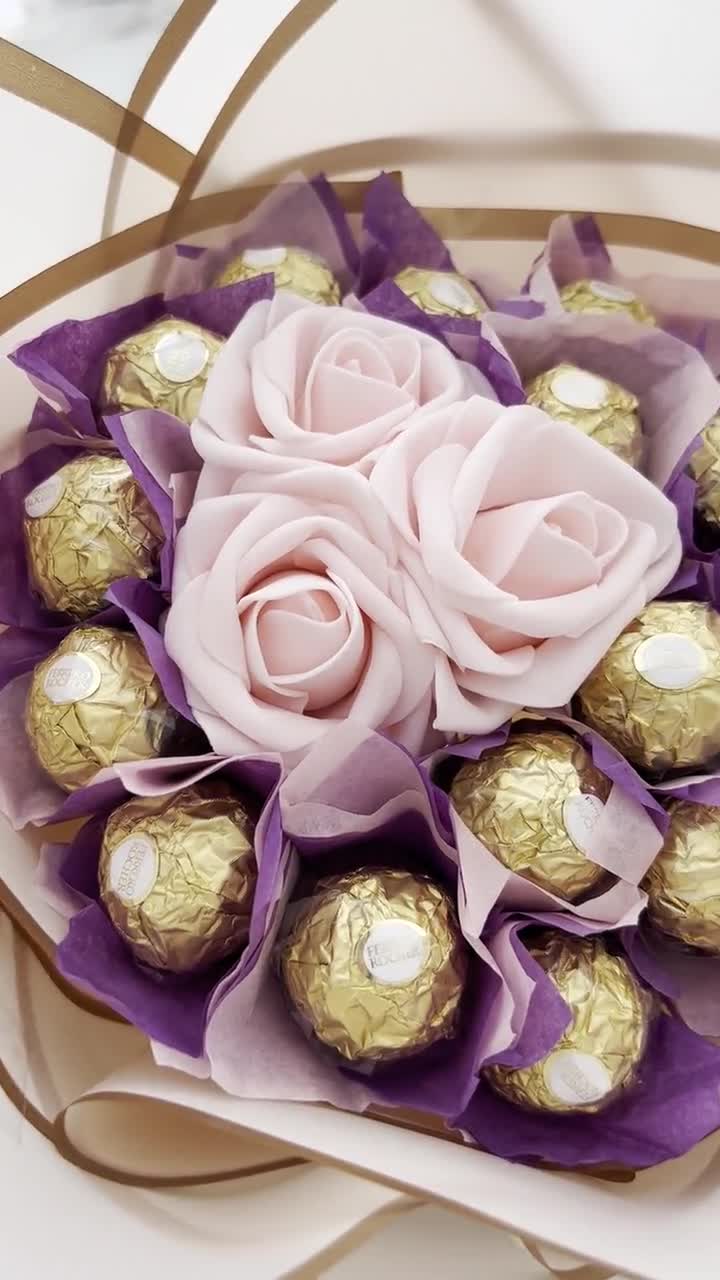 Luxury Extra large 18” balloon- Ferrero Rocher & lindor chocolate bouq – L  R Craft Creations