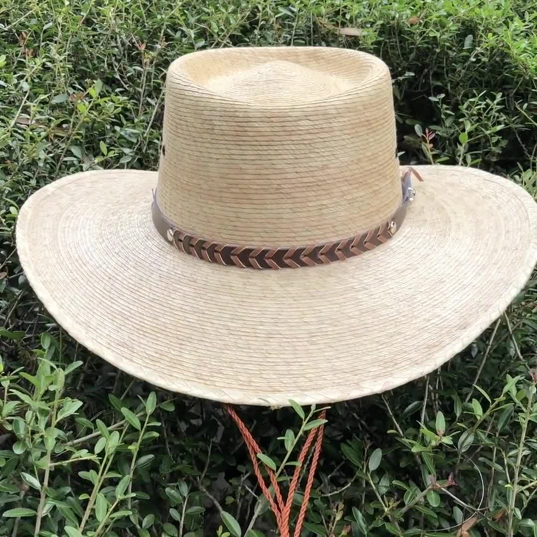 19 x 20 Fisherman Extra Wide Brim Straw Sun Hat, Sombrero de Palma Para  Trabaj