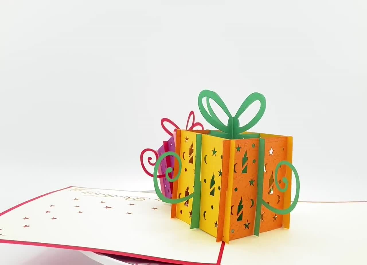  Caja de regalo sorpresa, tarjeta de regalo de caja sorpresa,  crea el regalo más sorpresa, caja de regalo plegable emergente, tarjeta de  regalo sorpresa navideña, caja sorpresa es la mejor para
