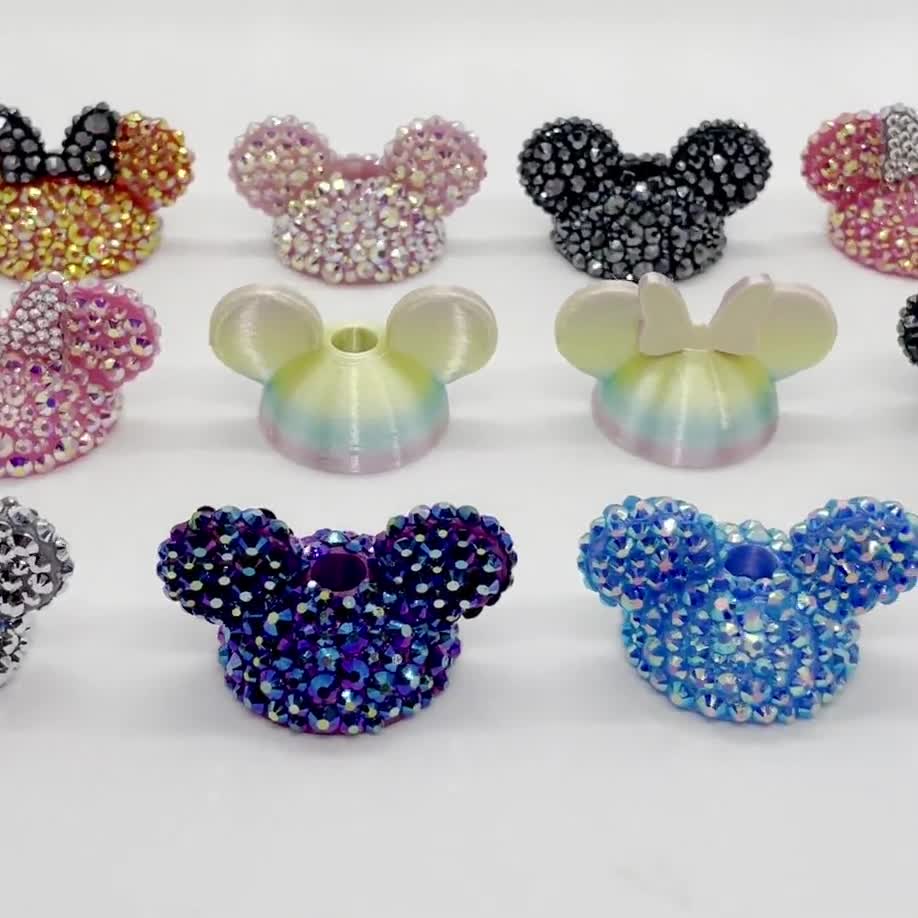 These Disney Straw Toppers Will Add Some Bling to Your Day!