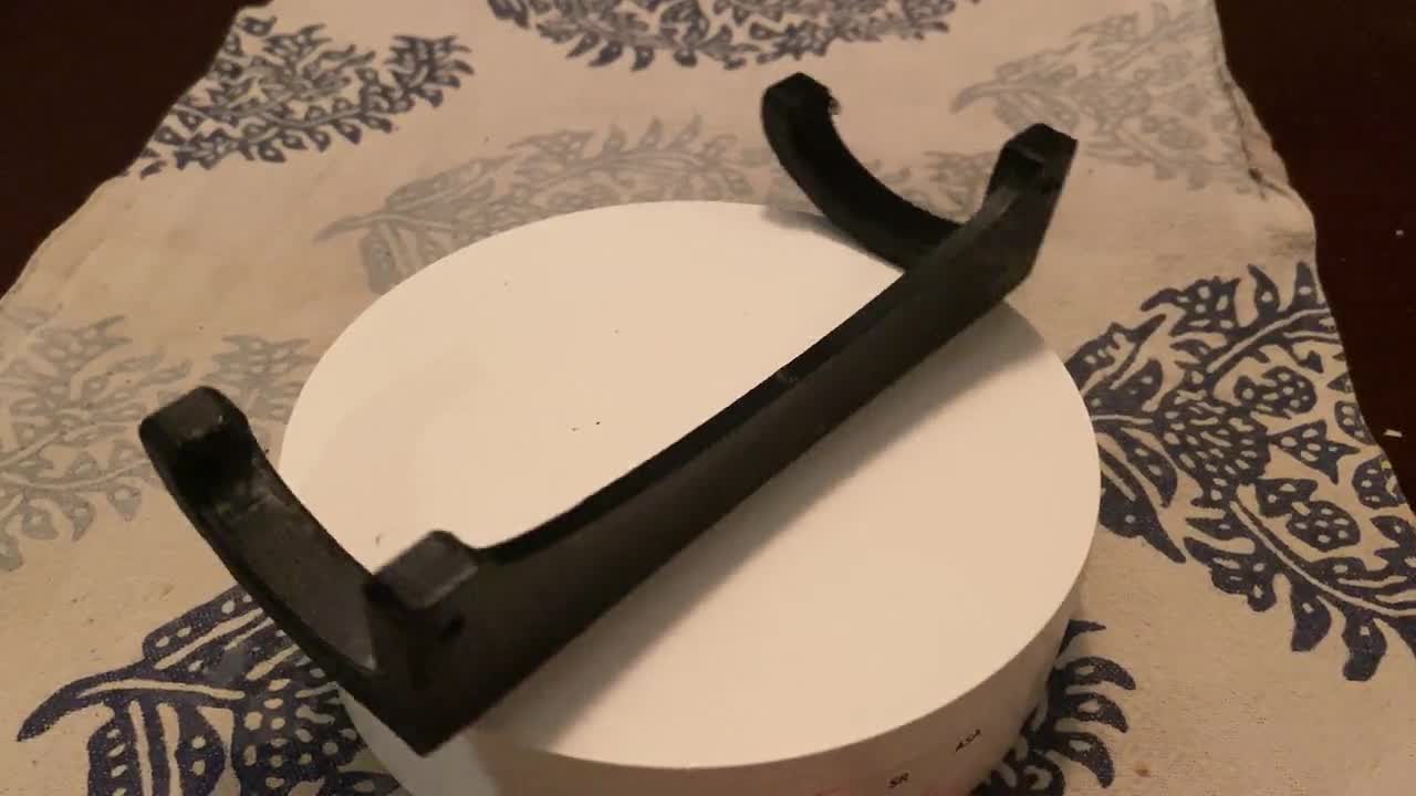 Light Saber Wall Mount Kit - Horizontal - 3d printed - universal mount video poster