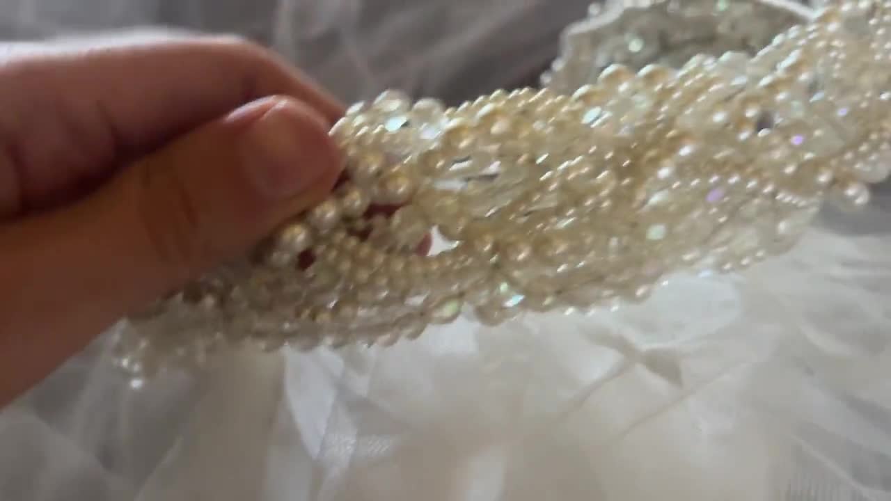 One Blushing Bride Wedding Dress Redesign: Repurpose + Modernize Mom's Vintage Veil