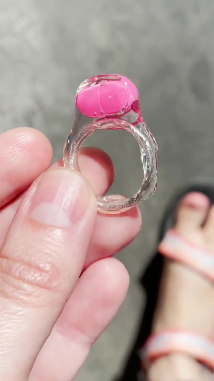 Pink hotsell pill ring