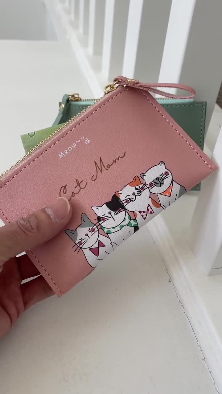 Portafoglio in pelle con portamonete personalizzato Tri-Fold Butterfly Birth Flower con portamonete Regalo di Natale di compleanno per donna - CALLIE