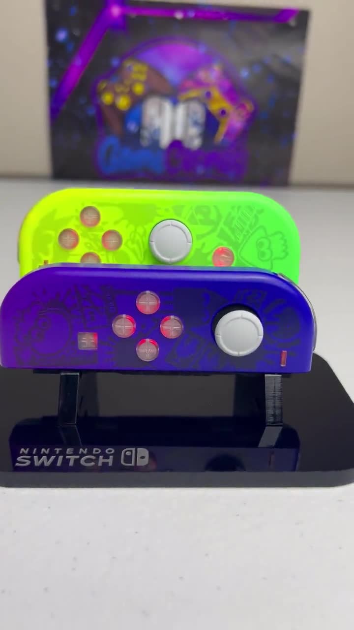 Splat00n 3 Inspired - RGB LED - Custom Joycons for the Nintend