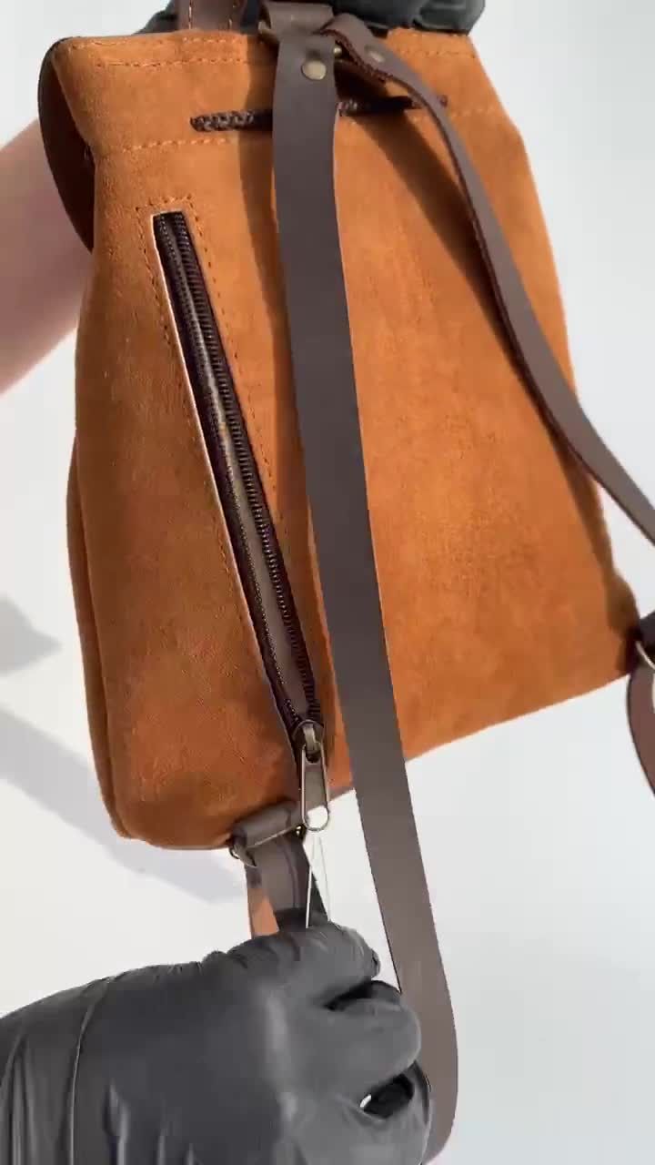 Filson shop suede backpack