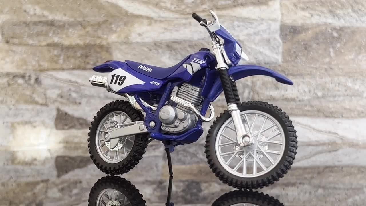 Miniatura Moto Yamaha Ttr 250 Trilha Motocross 1/18