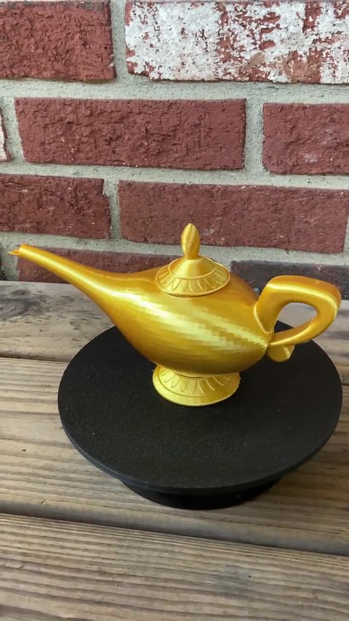 Magic Lamp from Aladdin 3D Printed, image size:720x1280