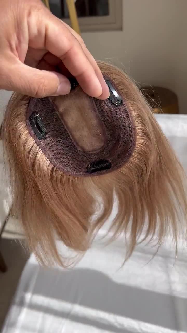 Short hair shop wig topper