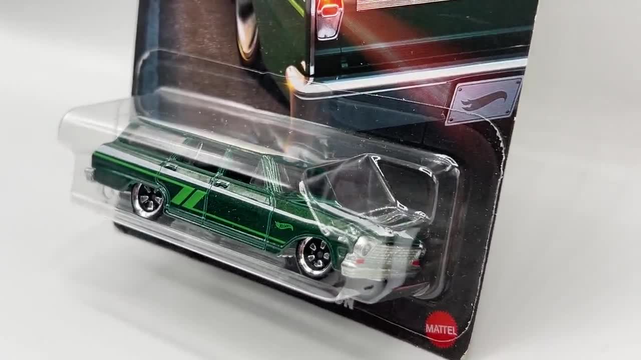 HOT WHEELS PREMIUM CAR CULTURE SERIES FAST WAGONS 1964 CHEVY NOVA - Foto 12
