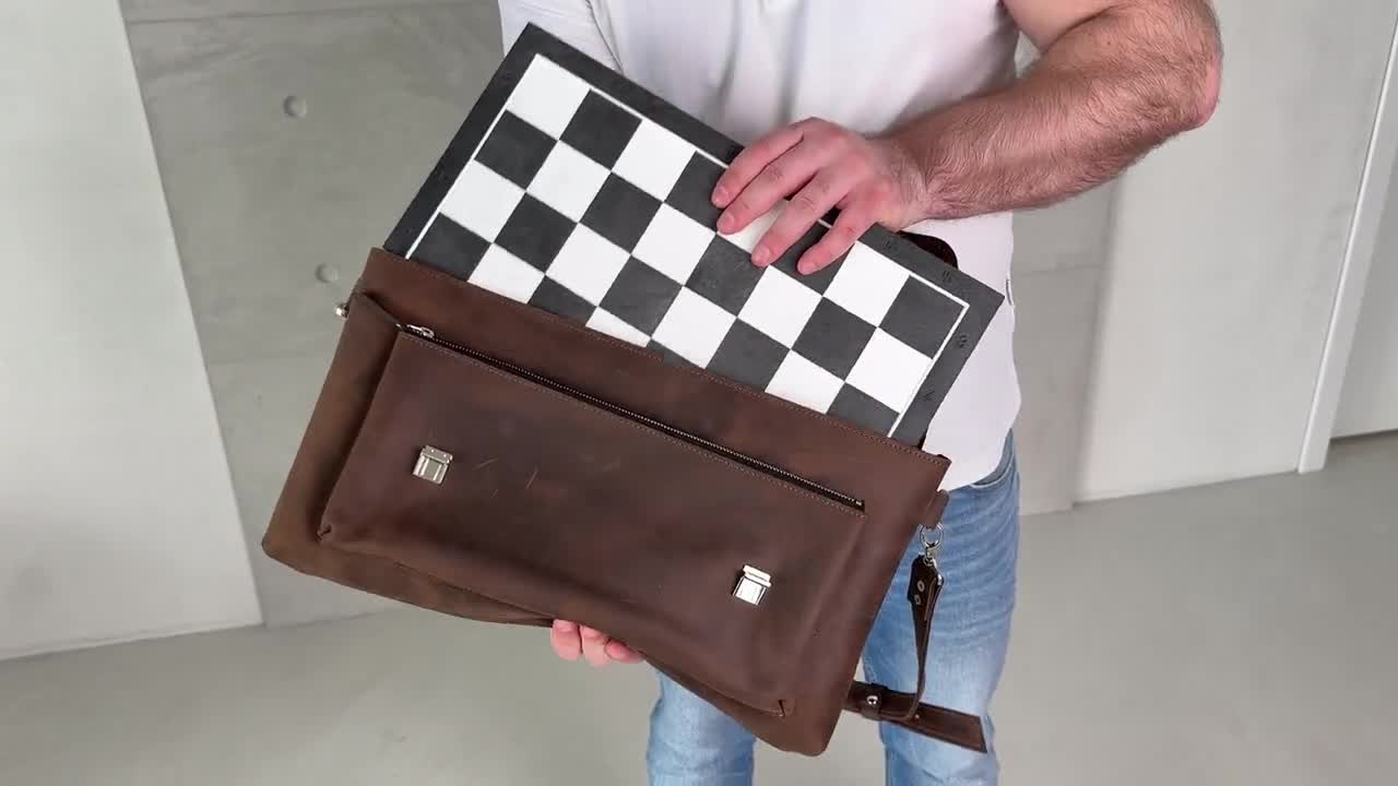 2024 Handmade chessboard women's fashion handbags walking bag outing bag personal belongings bag