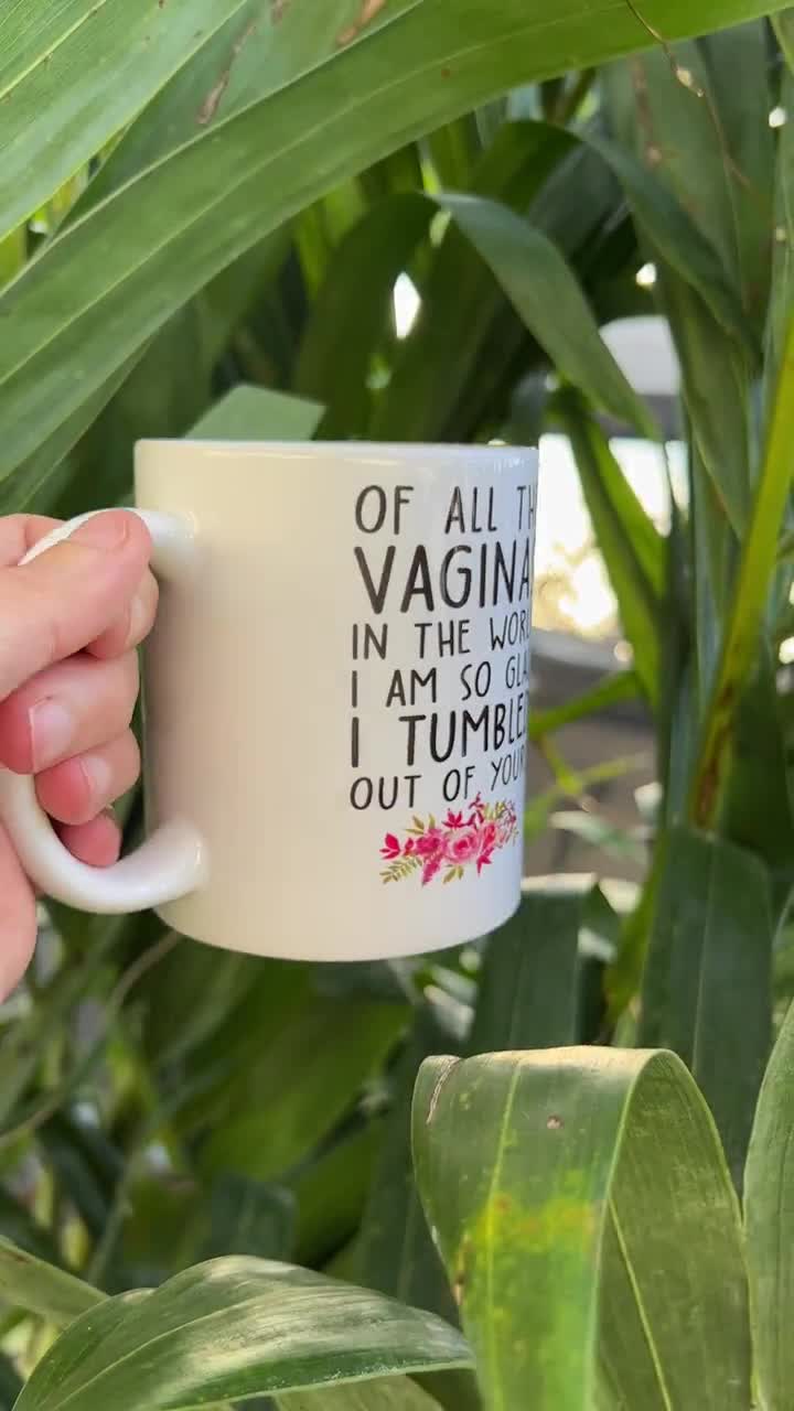 Of All The Vaginas In The World I'm Glad I Tumbled Out Of Yours Acce -  Anvyprints - Personalized Gifts