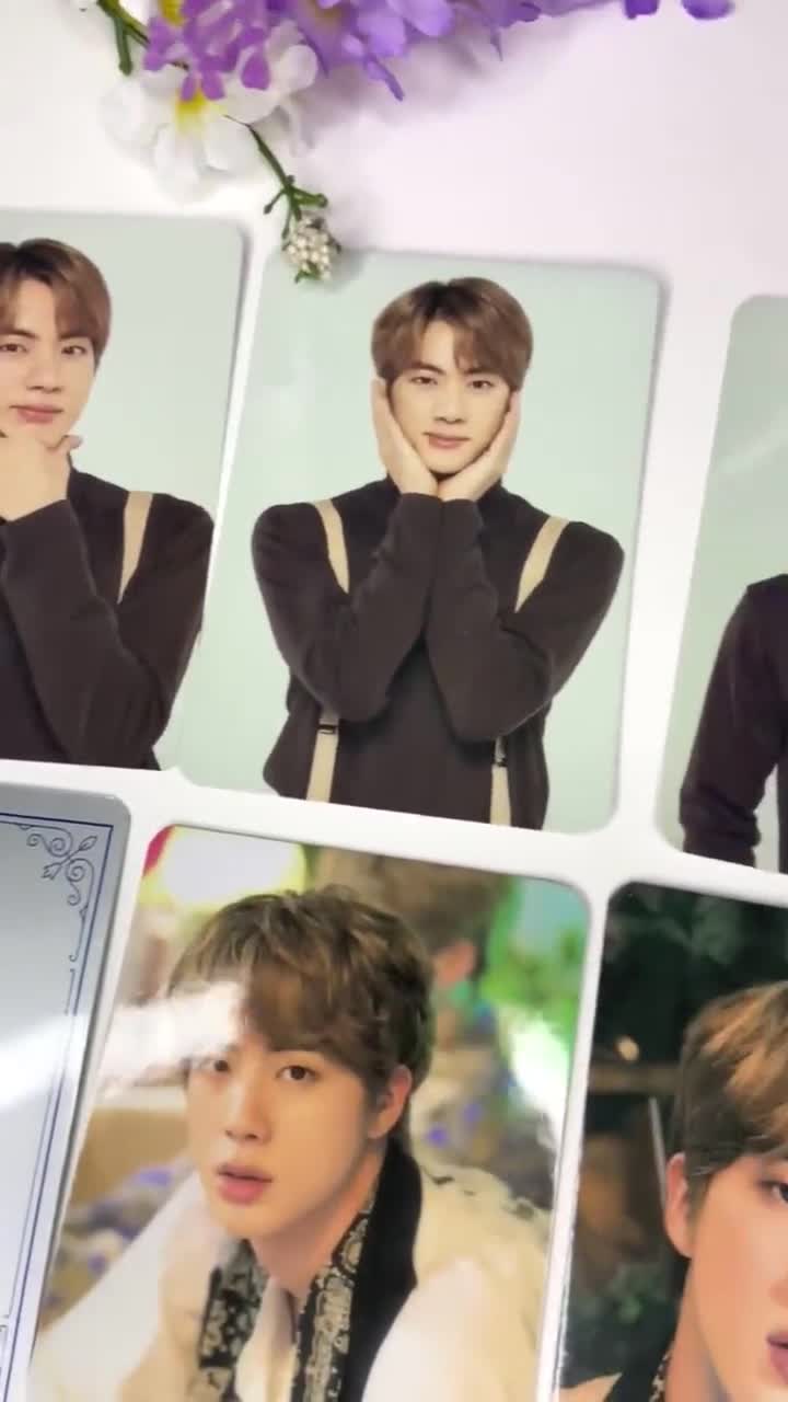 Jin BTS 5th Muster Magic shop 2019 LOMO Premium photocards *Bigger than  album pcs*