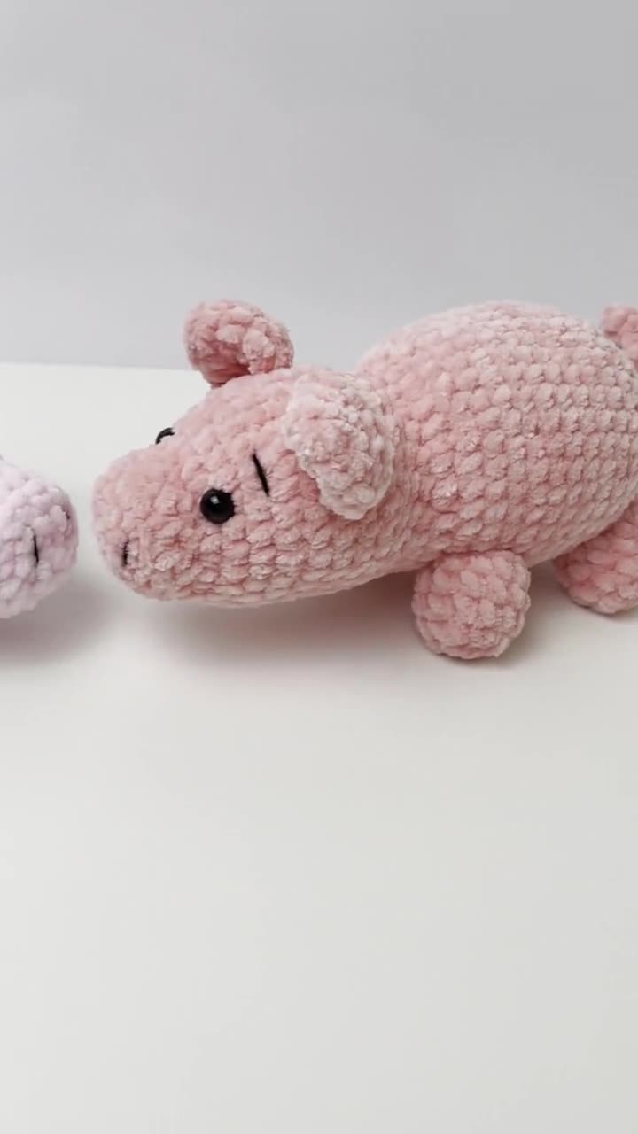 Crochet Pig Pattern Easy Amigurumi Animal PDF Pattern 