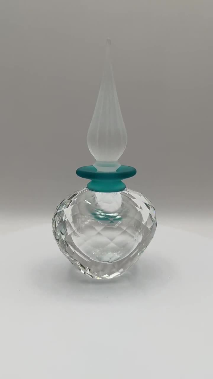 Swarovski Vintage Perfume Bottle Teal Accent #2488582 - Etsy