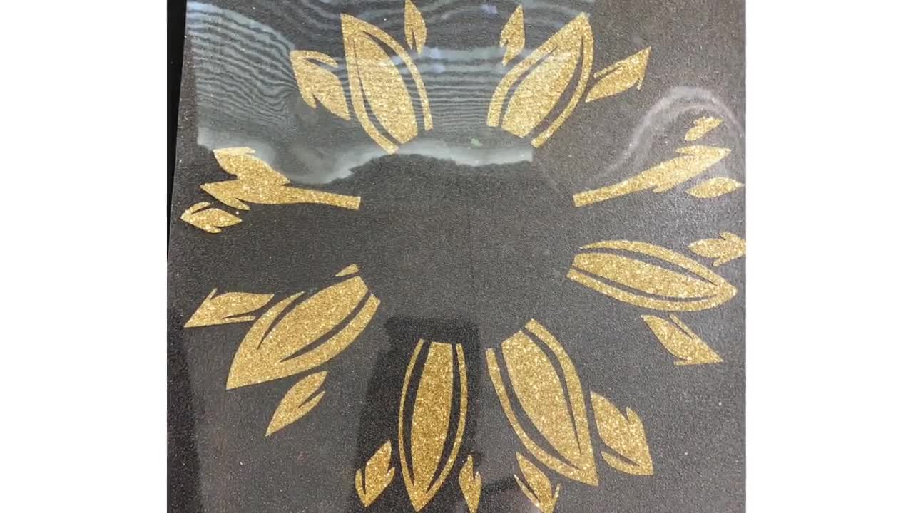 Free Sunflower SVG With Heat Transfer Vinyl Sheets Tshirt 