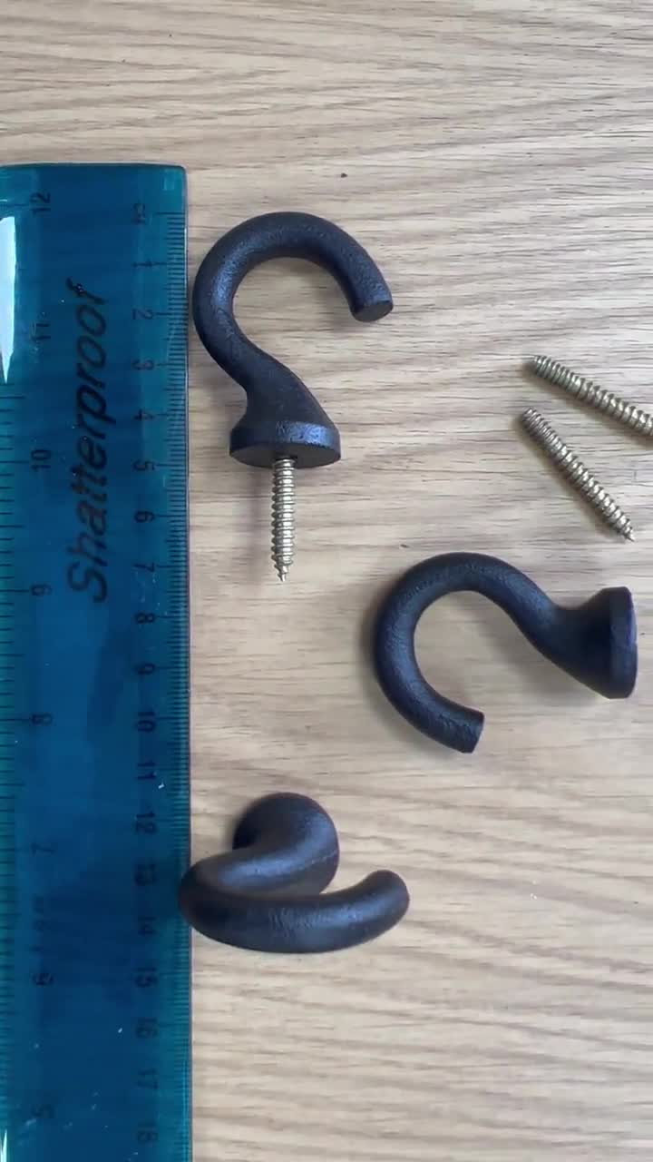 Multi-Purpose Hooks with European Style and Solid Black Antique