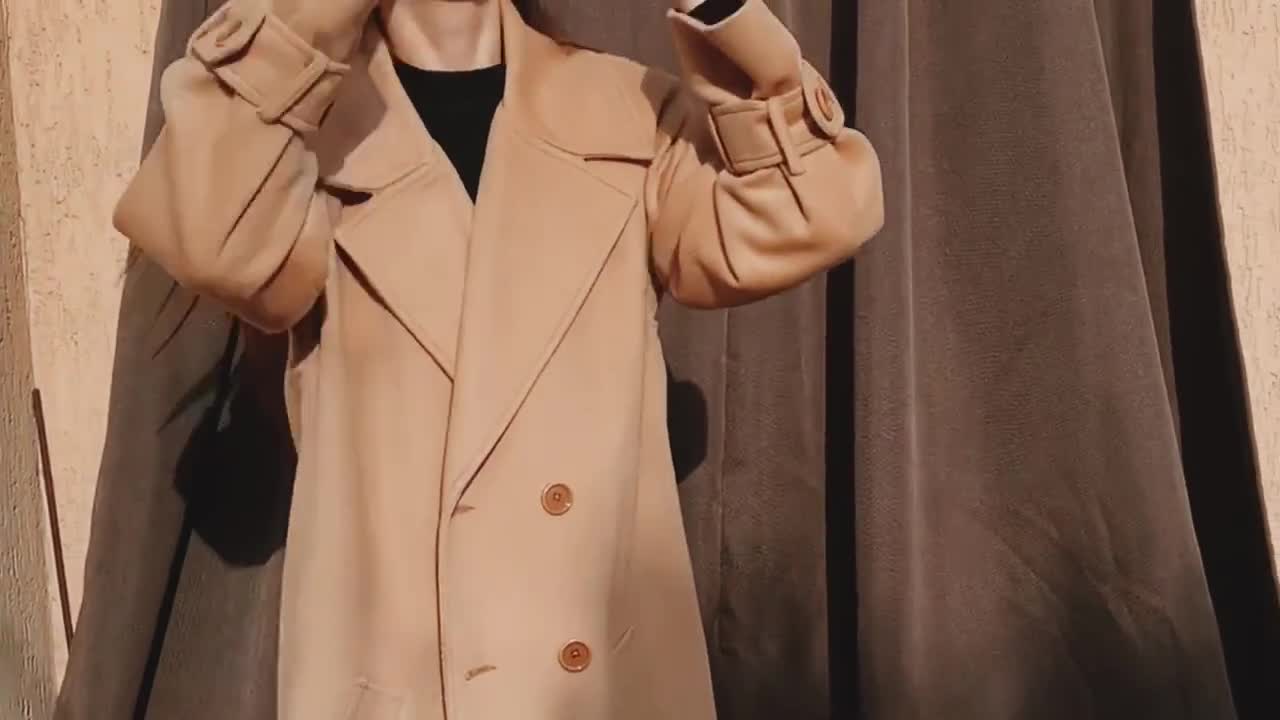 ジャケット・アウター 8on8 22aw camel tweed wool coat Camel Tweed Wool Classic Sleeve Coat – 8on8 studio