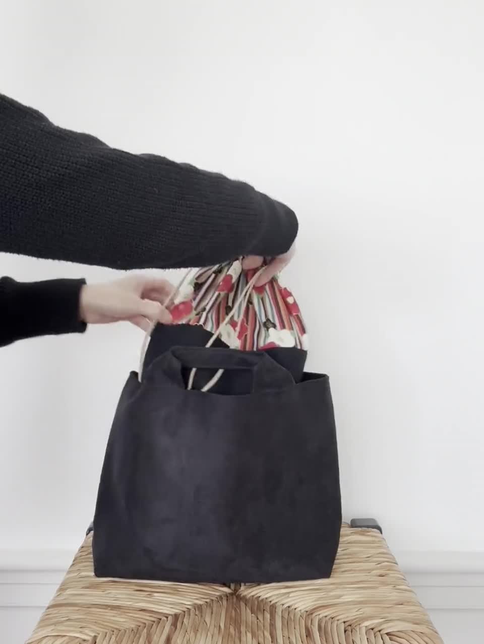 Japanese Drawstring Bag | Kinchaku | Bag Organizer | Japanese