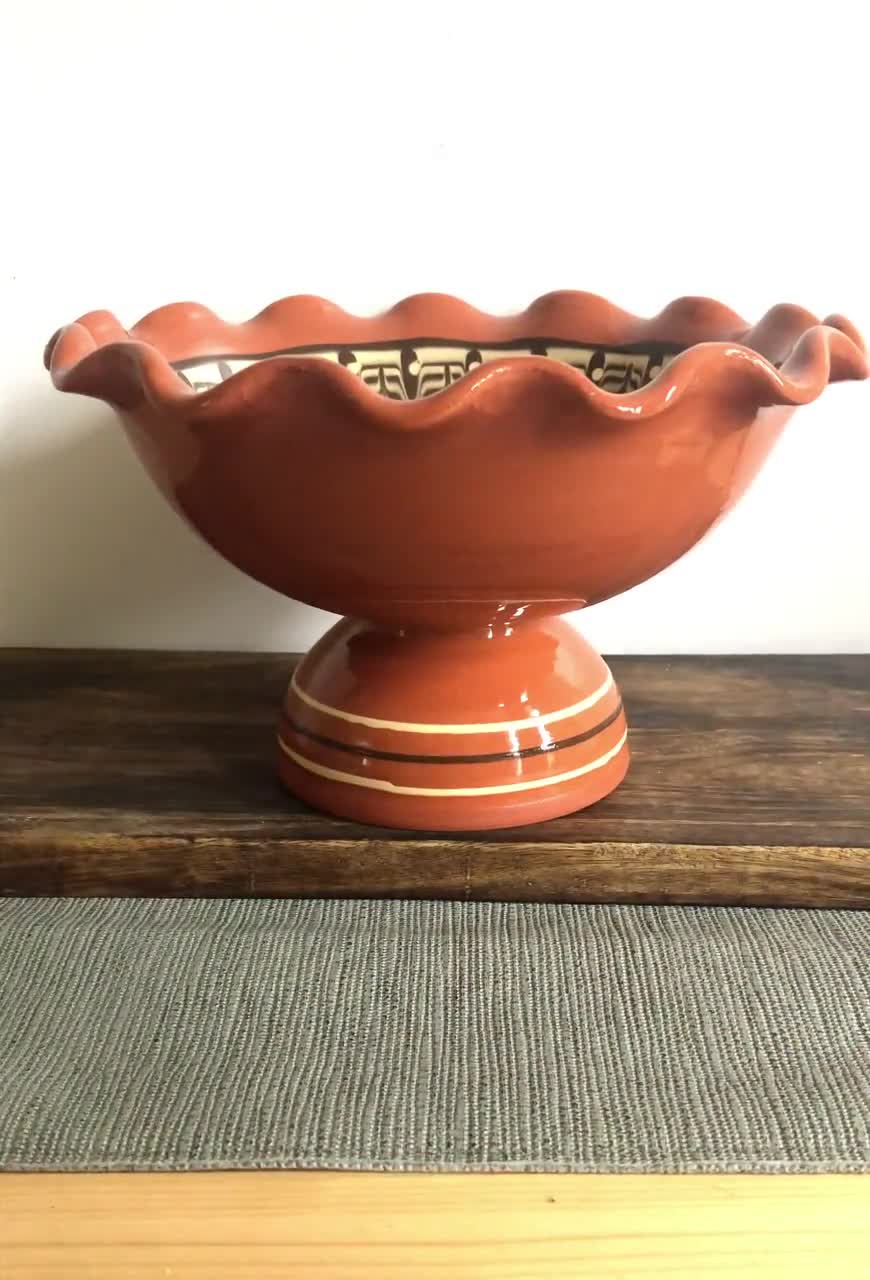Large Decorative Bowl, Extra Large Fruit Bowl, Ceramic Bowl for Centerpiece,  Pottery Serving Bowl, Modern Fruit Bowl, Handmade Bowl 