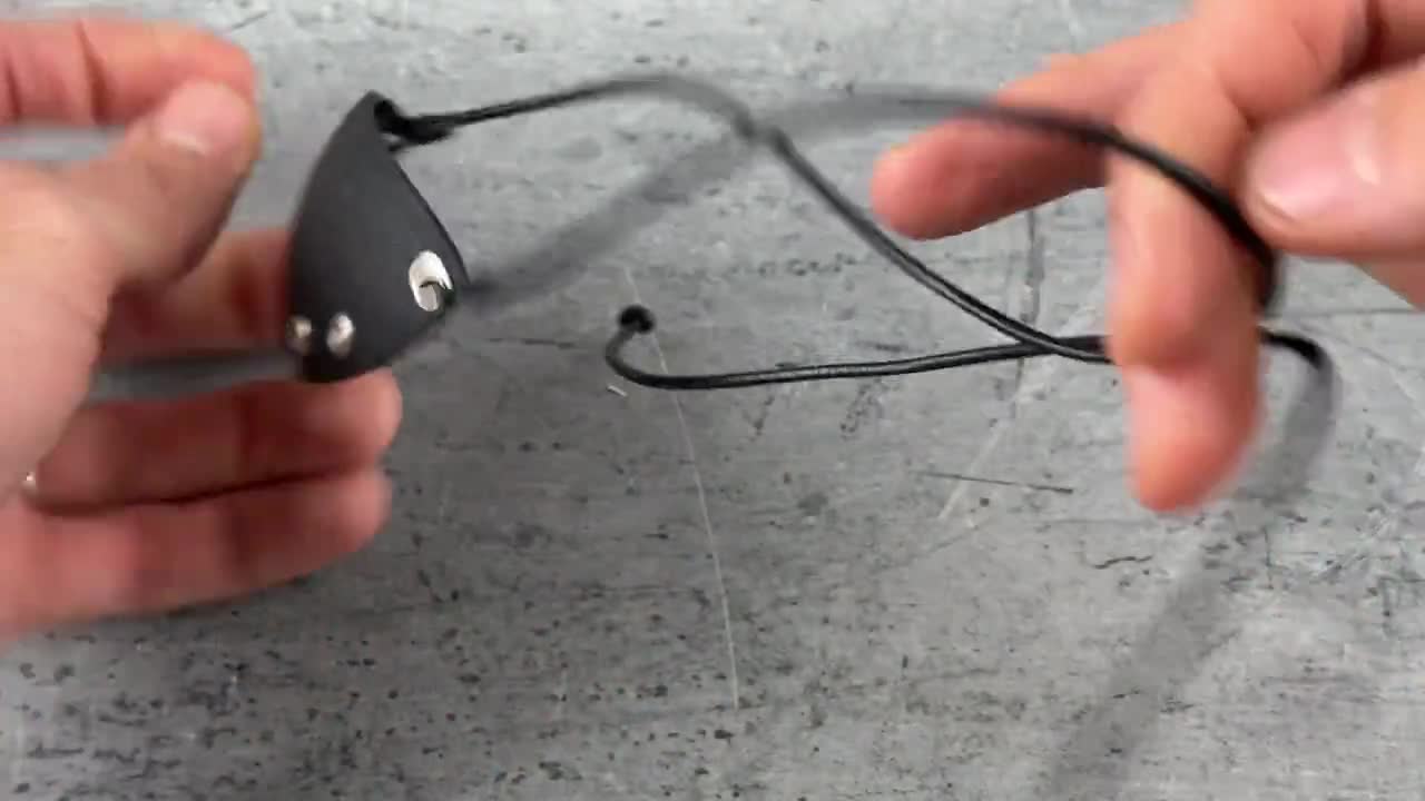 Eye Patch, Kydex Eye Patch, Unisex Eye Patch, Concave Eye