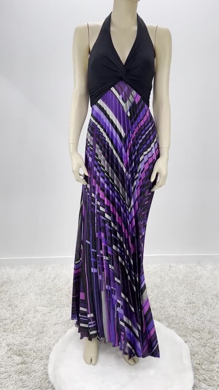 betsy and adam by linda bernell purple dress Purple Maxi Dress, Betsy and Adam Linda Bernell, Size 8, Vintage 1990's