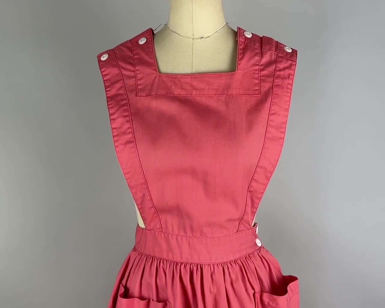 Palmier Linen Robe Mini Dress, Ivory/Sailor Red, Dresses