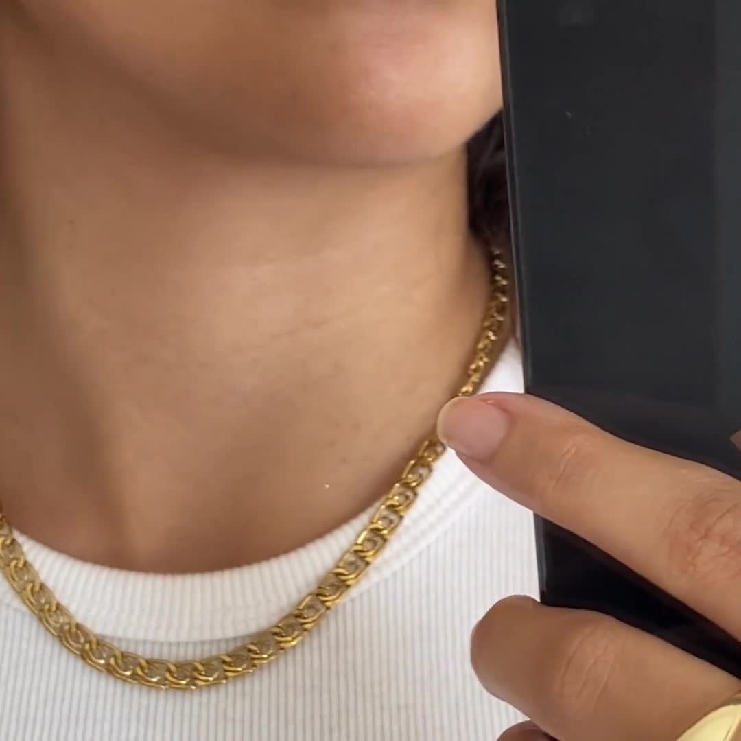 Gw Collar De Corazón Para Mujer, Collar Chapado En Oro De 14 | Envío Gratis