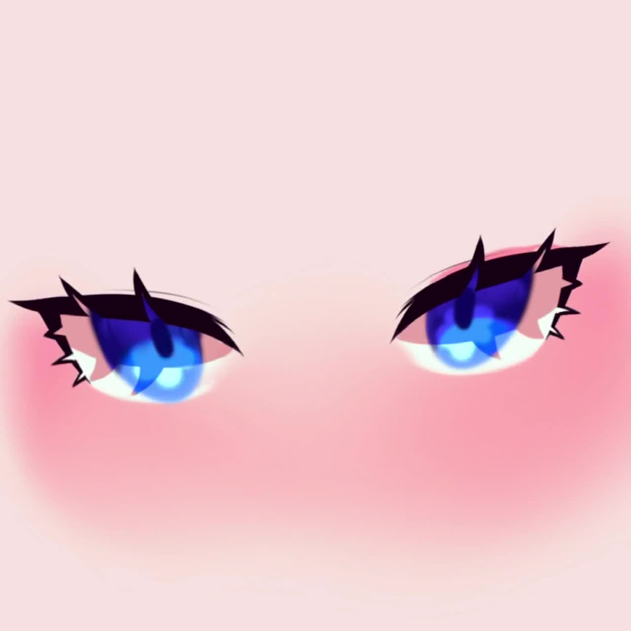 gacha life base with eyes