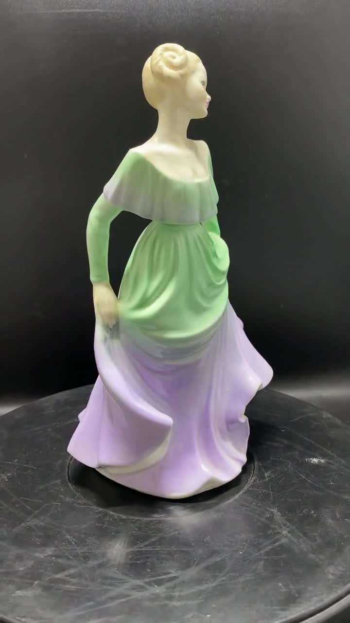 Vintage Coalport Stella Figurine: Ladies of Fashion Bone China