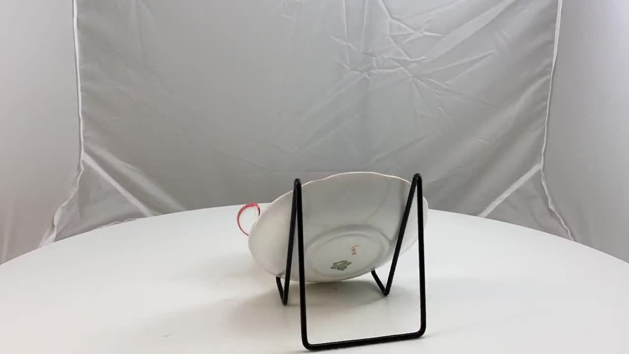 ヴィンテージ エインズレイ ピクニック イエロー&ブルー フローラル