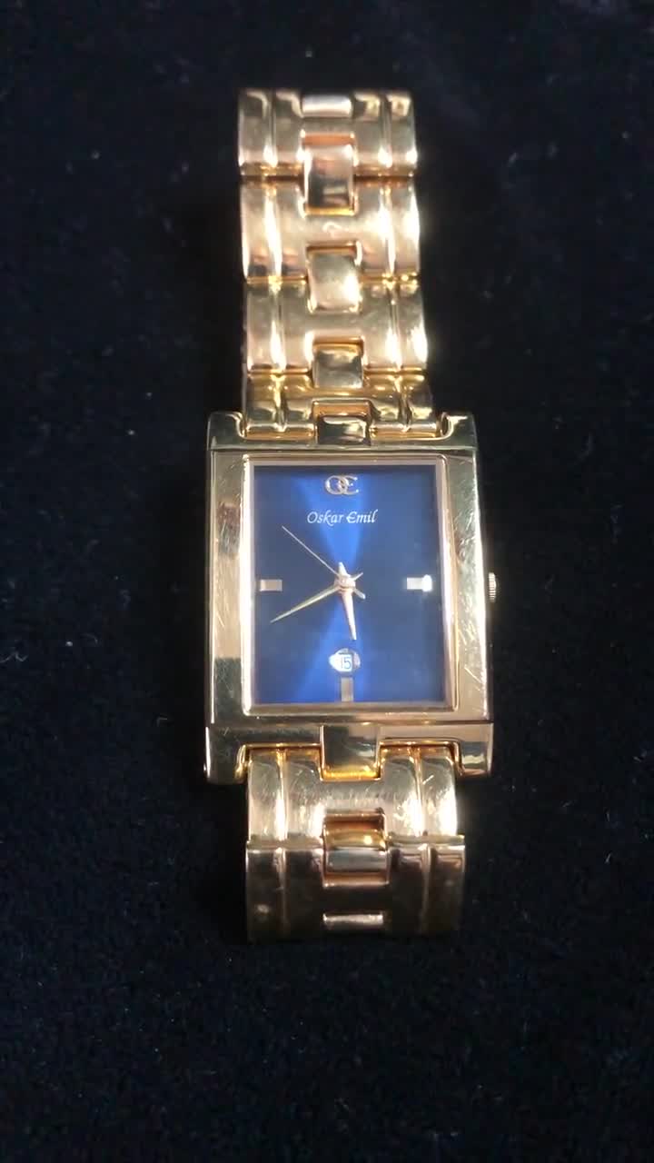 Oskar emil outlet gold watch