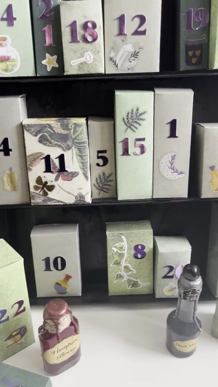 Magic Potion Advent Calendar filled Glass Magic Potion Calendar Small  Storage Cabinet 24 Doors Magic Magic Magic Potion Set - Etsy