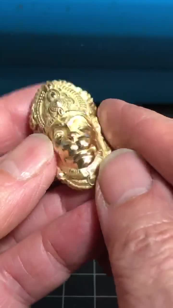 1 GRAM GOLD PLATING HANUMAN RING FOR MEN DESIGN A-150 – Radhe Imitation