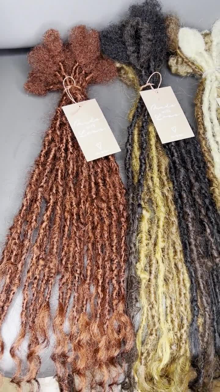 SUPER QUICK Boho Locs beginners tutorial ❤️ faux wavy curly red ombre   individual crochet 