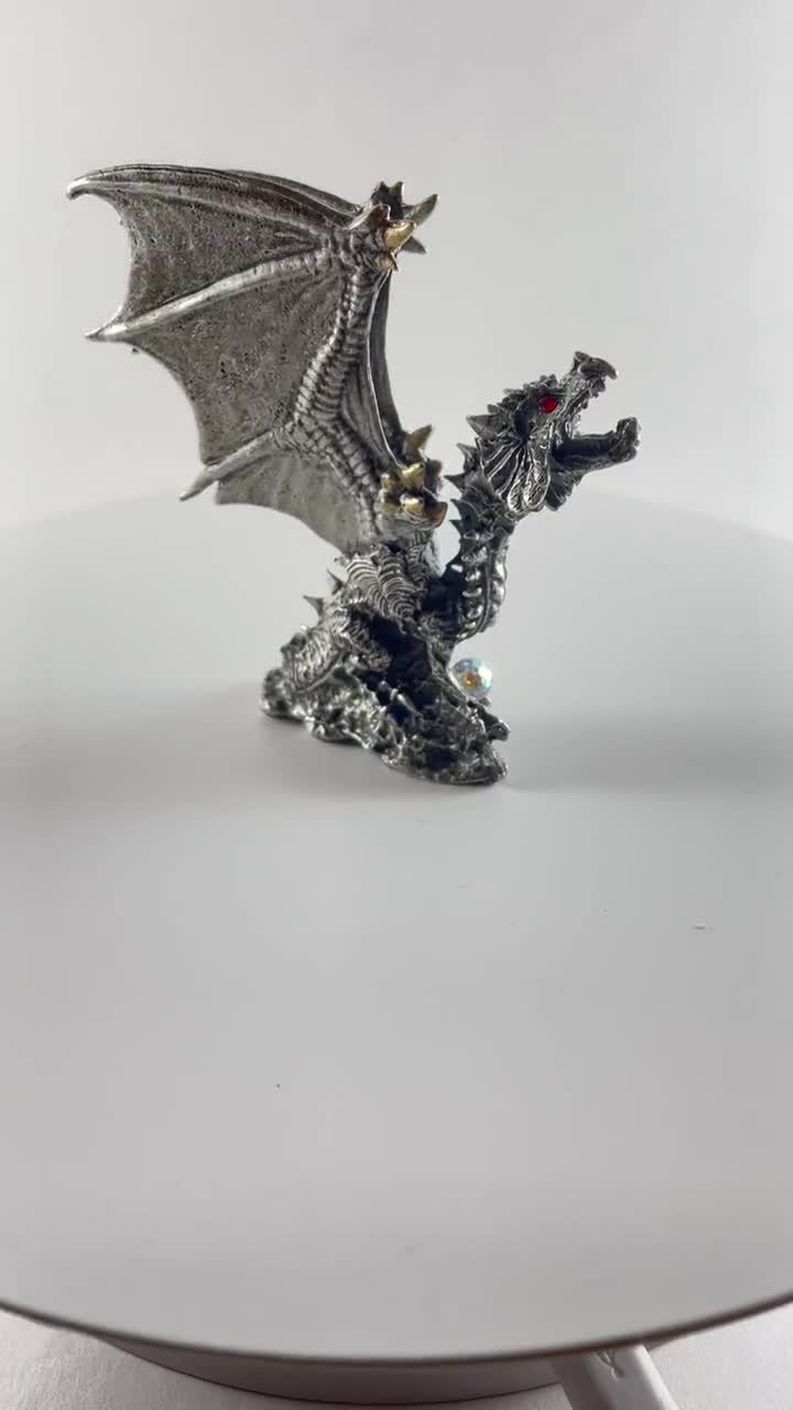 Creative Pewter Designs Three Headed Dragon Necklace & Pendant, G46