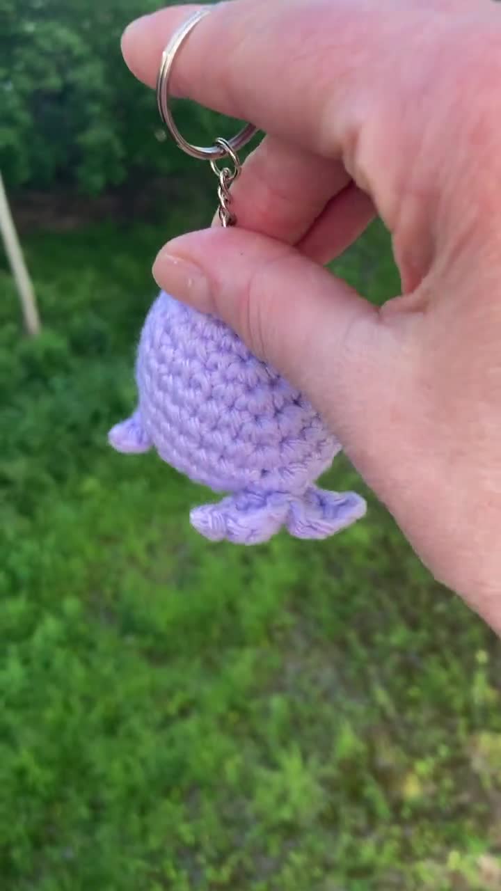 BTS Whale Keyring, Purple Whale Keychain - Etsy