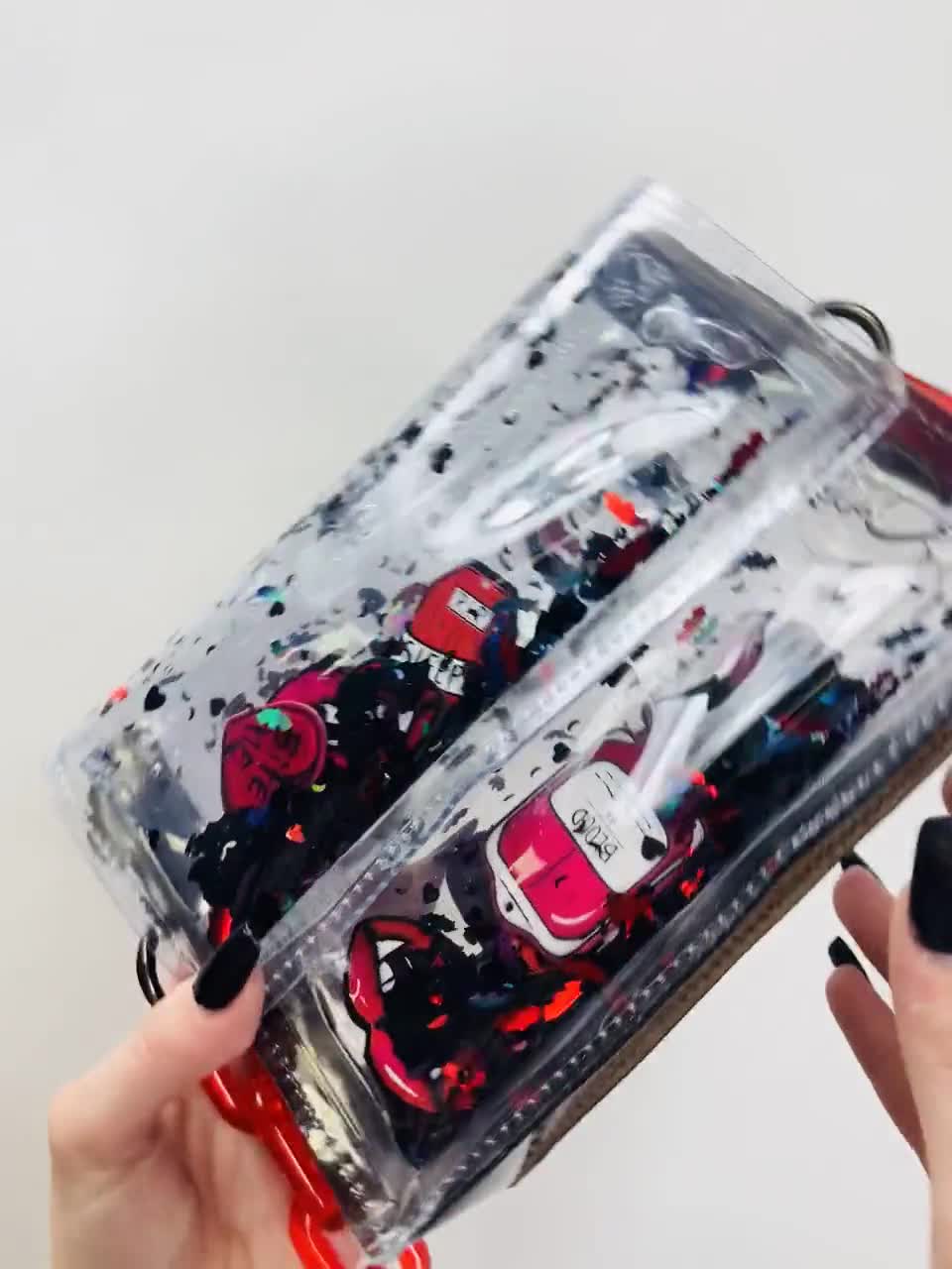 Liquid Glitter Crossbody Bag - Bloodsucker