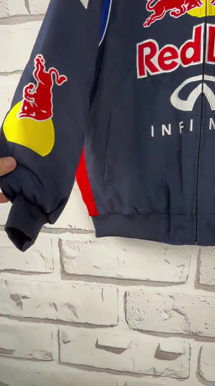 Racing Red Bull Infinity Jacket Bomber Formula One F-1 Blue