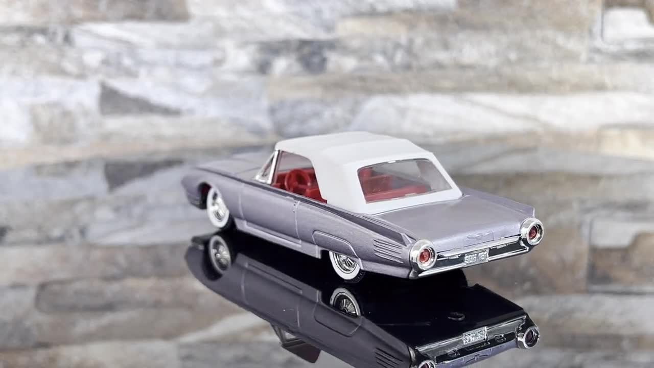 1961 Ford Thunderbird , Vintage Model Car, Vintage Diecast Car