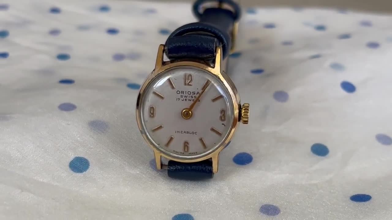 Elegante 1960 Vintage Schweizer Damen Armbanduhr Oriosa Gold Farbe,  Schweizer Vintage kleine Damen mechanische Uhr, Retro Armbanduhr Damen  Geschenk -  Schweiz
