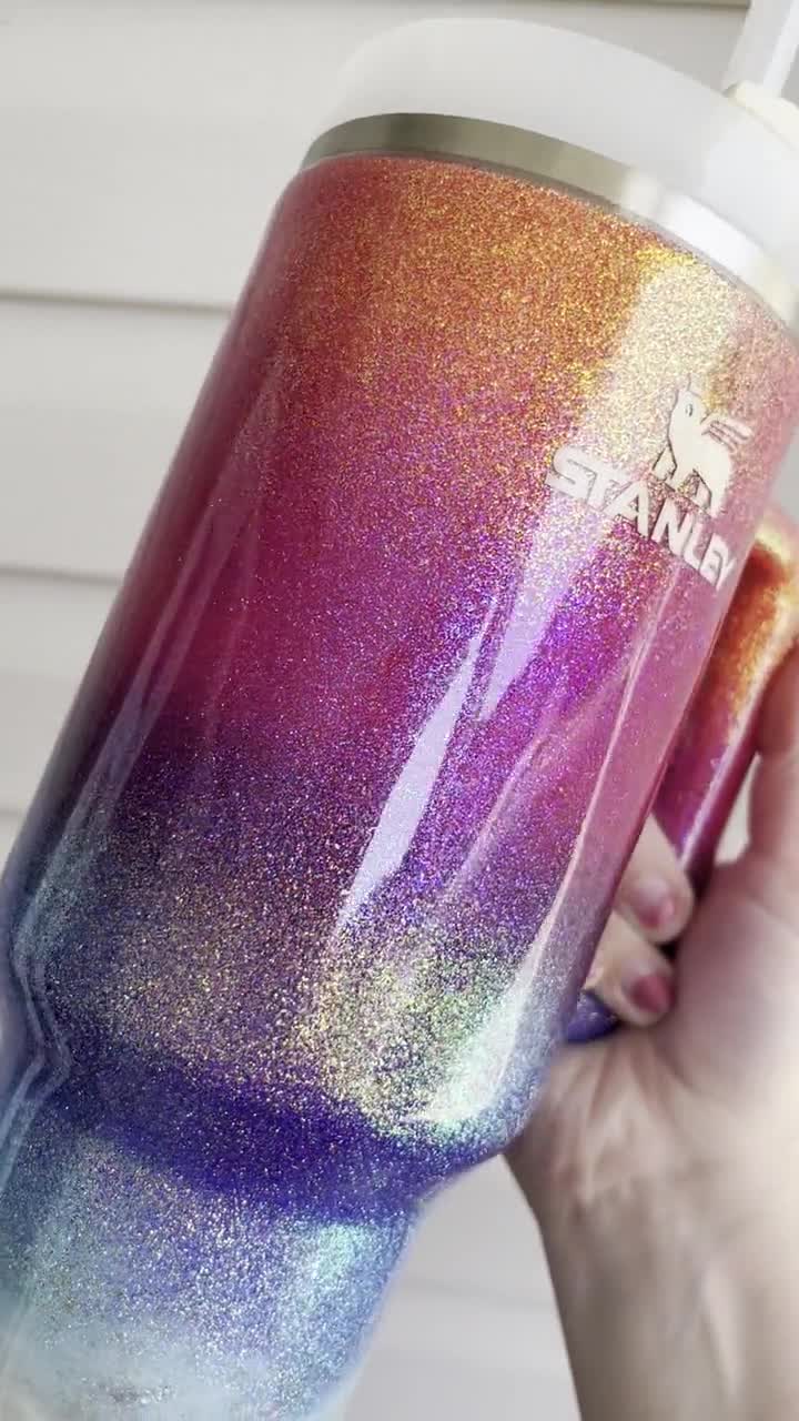 Shimmer Ombre Stanley Dupe Tumbler – Hey Gurl Hey Boutique