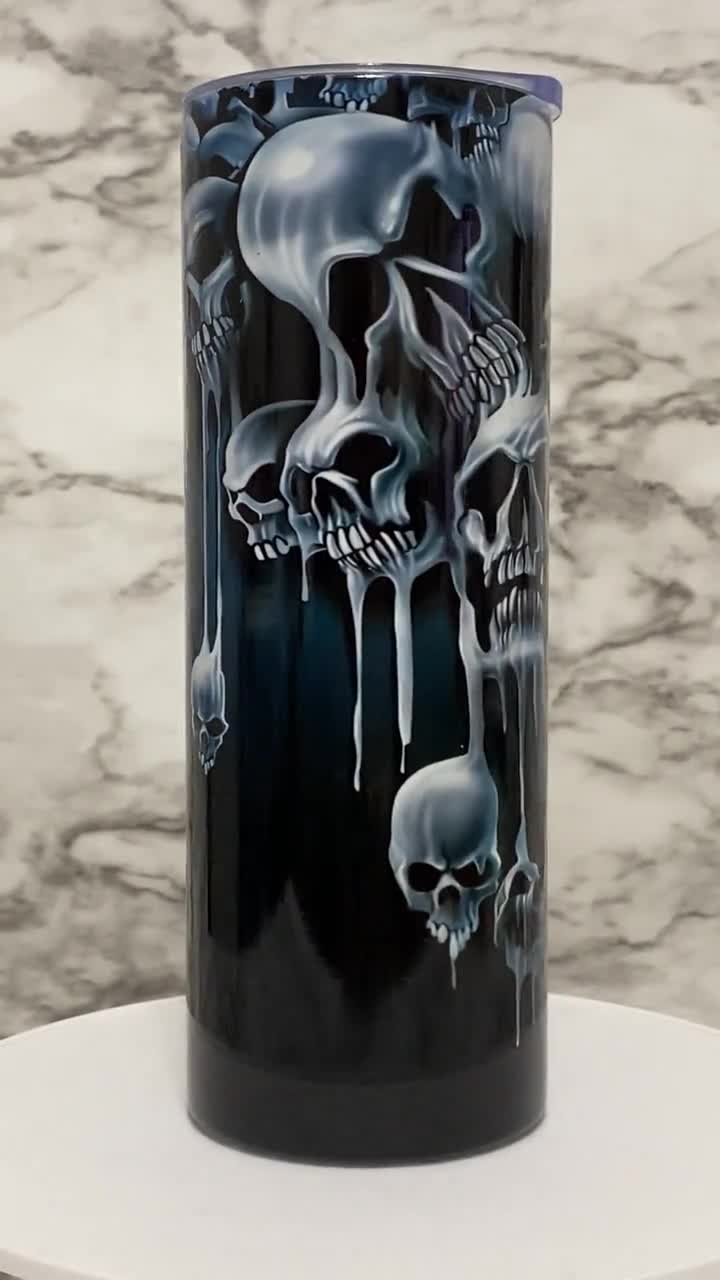 Men's Melting Skull Tumbler